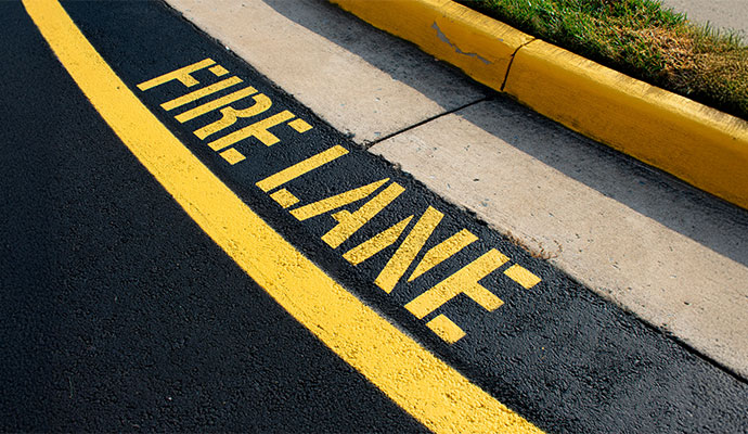 Fire lane