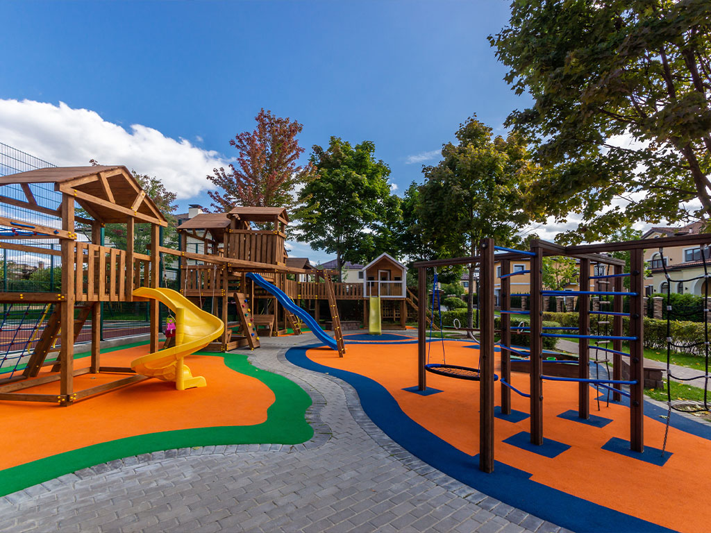 Marking service for playground