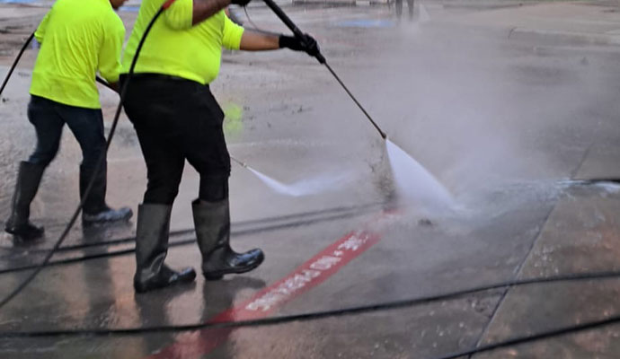 Floor cleaning service