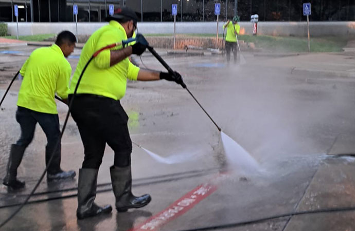 Professional floor cleaning service