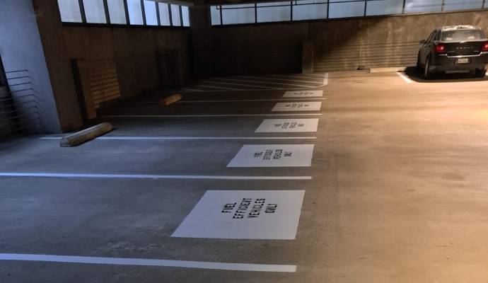 Parking garage painting